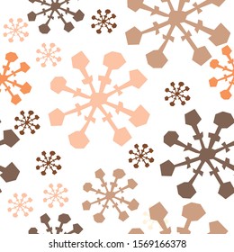 Terracotta Abstract Seamless Pattern. Modern Digital Design. Modern Fashion Scandinavian Style. Contemporary Colors and Design. 