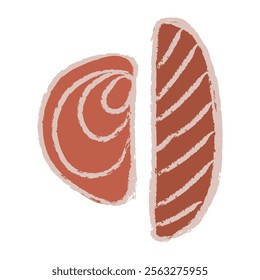 Terracotta Shapes Element - 03