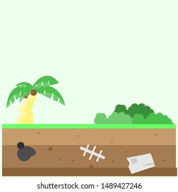 Terrain 2D vector game asset