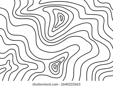 Terrain pattern, wood shaped linear background