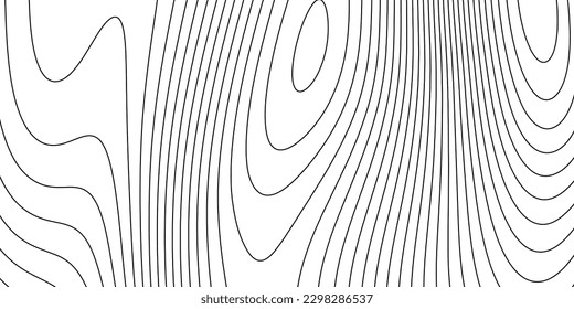 Terrain topographic map concept. Mountain contour height lines background. Black and white landscape geographic pattern. Territory grid texture. Vector