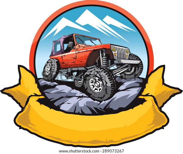 Terrain Vehicle Design Stock Vector (royalty Free) 289073267 