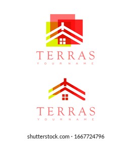 Terras Vector House Construction Logo