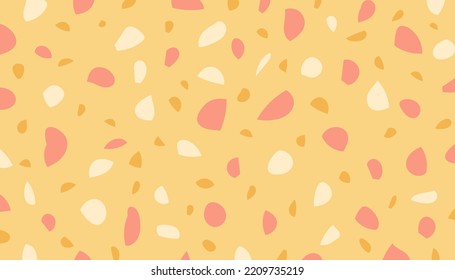 Terrazo Background Abstract Yellow And Pink Vector