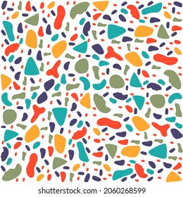Terrazzo abstract colorful seamless pattern background, Colorful terrazzo seamless pattern