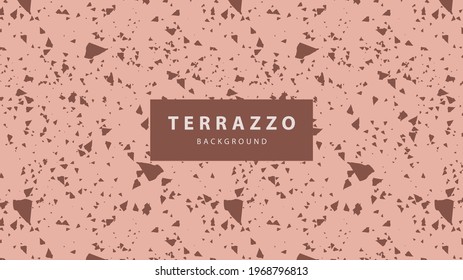 Terrazzo abstract floor wallpaper background