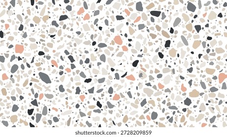 Terrazzo Abstract Stone Pattern Seamless Background Texture