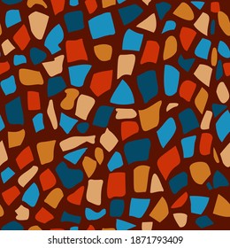 Terrazzo abstract texture vector seamless pattern background