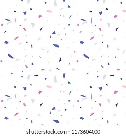 Terrazzo background pattern design/abstract geometrical seamless pattern vector illustration