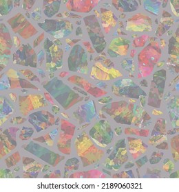 Terrazzo Background, Stone Texture, Resin Flooring, Marble Tiles, Artificial Terrazzo Texture, Rock Texture, Realistic Italian Terrazzo Vector Seamless Pattern, Earth Tone Colors Pebbles Surface