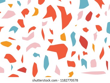 Terrazzo colorful background. Perfect design for posters, cards, textile, web pages.