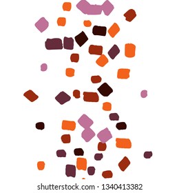 Terrazzo coral pattern. Mosaic artistic decoration illustration