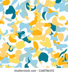 Terrazzo floor marble seamless pattern Mixed granite and quartz rocks and sprinkles Abstract vector background for print home decor, interior, architecture designs, fabric, textile, paper, wrapping