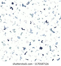 Terrazzo floor marble seamless pattern Mixed granite and quartz rocks and sprinkles Abstract vector background for print home decor, interior, architecture designs, fabric, textile, paper, wrapping