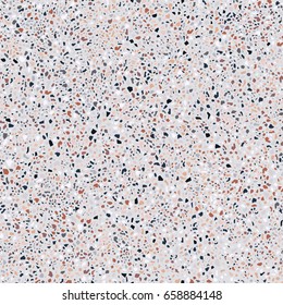 Terrazzo Floor Marble Surface Seamless Pattern Vector Illustration Terrazzo Floor Marble Surface Seamless Pattern Vector Illustration