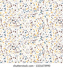 Terrazzo floor, marble surface. Vector illustration