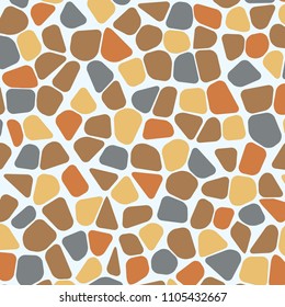 Terrazzo flooring pattern or marble beautiful polished stone wall for multicolored  background. Vector illustration