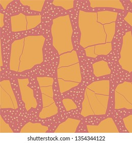 Terrazzo flooring, seamless colorful pattern background. Abstract vector texture design for print on floor, wall, tile or textile.