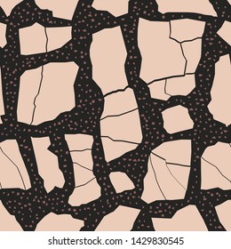 Terrazzo flooring, seamless colorful pattern background. Abstract vector texture design for print on floor, wall, tile or textile.