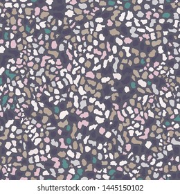 Terrazzo flooring, seamless colorful pattern background. Abstract vector texture design for print on floor, wall, tile or textile