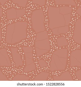 Terrazzo flooring, seamless colorful pattern background. Abstract vector texture design for print on floor, wall, tile or textile.