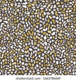Terrazzo flooring, seamless colorful pattern background. Abstract vector texture design for print on floor, wall, tile or textile