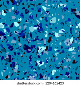 Terrazzo flooring seamless pattern. Background with textured surface