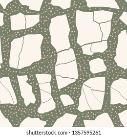 Terrazzo flooring. Seamless pattern.  background texture. Abstract vector design for print on floor, wall, tile or textile.
