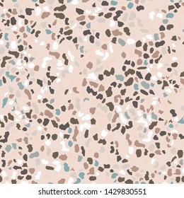 Terrazzo flooring. Seamless pattern.Gray background texture. Abstract vector design for print on floor, wall, tile or textile