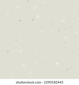 Terrazzo flooring textured surface modern abstract pattern. Vector seamless abstract repeat with chips of marble or granite in soft pastel colors.