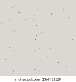 Terrazzo flooring textured surface modern abstract pattern. Vector seamless abstract repeat with chips of marble or granite in soft pastel colors.
