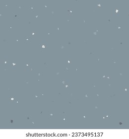 Terrazzo flooring textured surface modern abstract pattern. Vector seamless abstract repeat with chips of marble or granite in soft pastel colors.