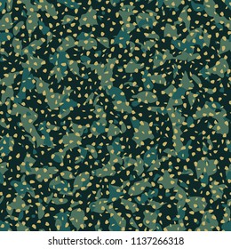 Terrazzo flooring vector seamless pattern. Texture of floor, composed of different kind of stone.