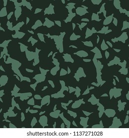 Terrazzo flooring vector seamless pattern. Texture of floor, composed of different kind of stone.