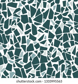 Terrazzo flooring vector seamless pattern. Marble texture. Modern surface. Tiles illustration.