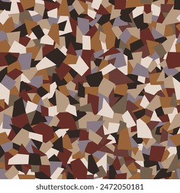 Terrazzo flooring vector seamless pattern