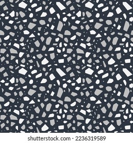 Terrazzo italian floor seamless pattern