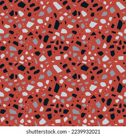 Terrazzo italian floor seamless pattern