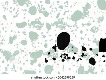 Plantilla abstracta moderna de Terrazzo. Textura gris del suelo italiano clásico. Fondo vectorial de moda veneciano Terrazzo de piedra, granito, cuarzo, mármol, hormigón. 