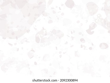 Terrazzo modern abstract template. Grey texture of classic italian flooring. Background made of stones, granite, quartz, marble, concrete.  Venetian terrazzo trendy vector backdrop