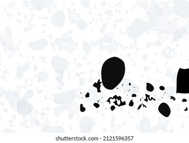 Terrazzo modern abstract template. Grey texture of classic italian flooring. Background made of stones, granite, quartz, marble, concrete.  Venetian terrazzo trendy vector backdrop