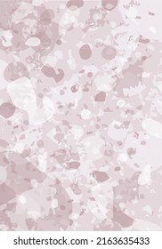 Terrazzo modern abstract template. Grey texture of classic italian flooring. Background made of stones, granite, quartz, marble, concrete.  Venetian terrazzo trendy vector backdrop