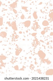 Plantilla abstracta moderna de Terrazzo. Textura naranja del suelo italiano clásico. Fondo de piedra, granito, cuarzo, mármol, hormigón.  Fondo vectorial de moda de terrazo veneciano