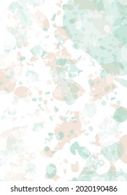 Terrazzo modern abstract template. Pink and blue texture of classic italian flooring. Venetian terrazzo trendy vector backdrop Background made of stones, granite, quartz, marble, concrete. 