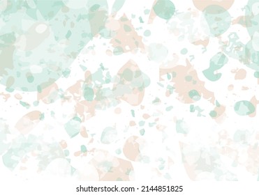 Terrazzo modern abstract template. Pink and blue texture of classic italian flooring. Background made of stones, granite, quartz, marble, concrete.  Venetian terrazzo trendy vector backdrop