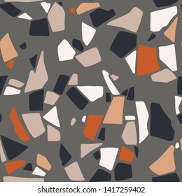 terrazzo and mosaic, seamless pattern