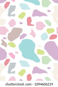 Terrazzo multi color pattern.