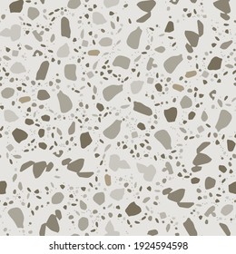 Terrazzo ornament. Vector seamless pattern