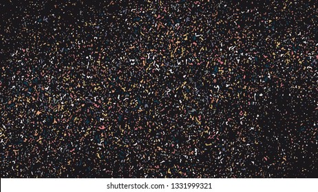 Terrazzo Pattern Abstract Background.Texture Design Elements.  Widescreen 16 : 9. Vector Illustration, Eps 10. 