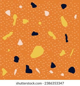 Terrazzo pattern background. The texture of the stone floor. Vector illustration